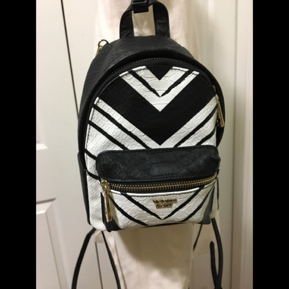 Victoria's Secret Handbags - Victoria’s Secret Mini  Python Chevron Backpack